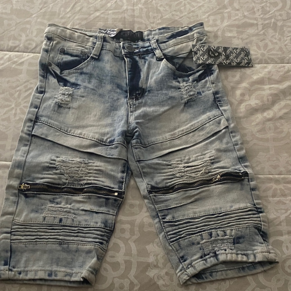 Stylish Distressed Denim Shorts for kids